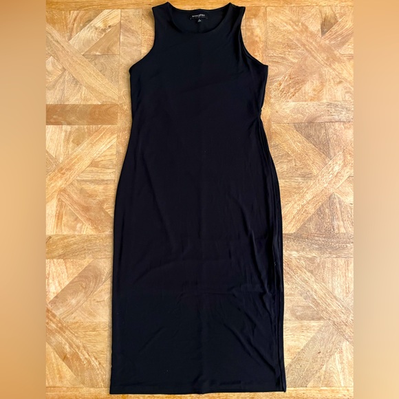 Banana Republic Black Sleeveless Mini/Midi Sheath Dress - Picture 1 of 8